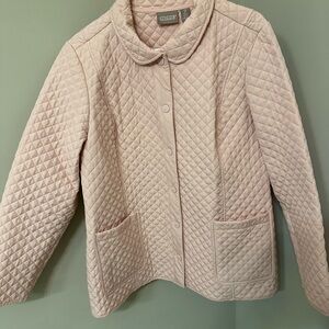 Chico's Light Pink Quilted Women's Puffer Jacket
